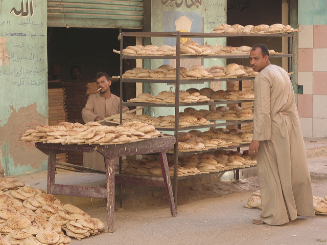 An Egyptian bakery. Photograph: Joonas Plaan