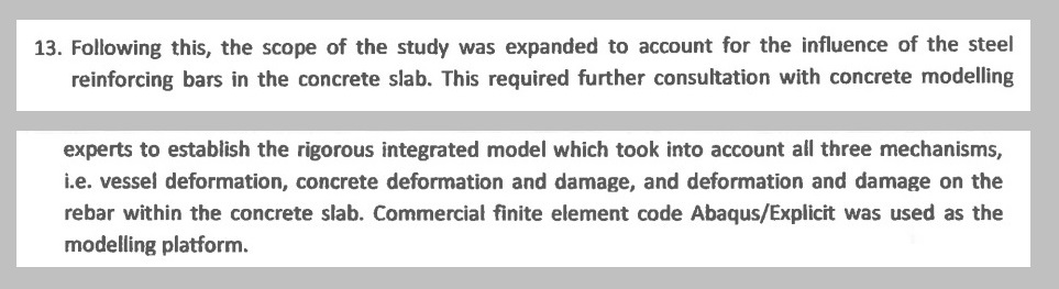 Henderson’s document says experts were consulted