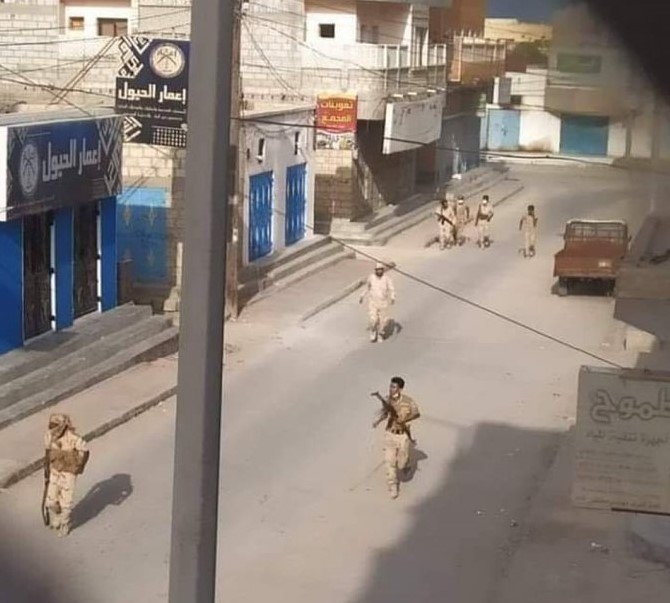 Troops enforced a curfew in ash-Shihr after the first Covid-19 case was detected